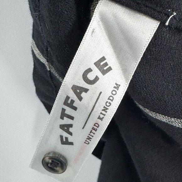 3For$20 FatFace Black/White Tunic with Pockets Top size 12 - Picture 5 of 5